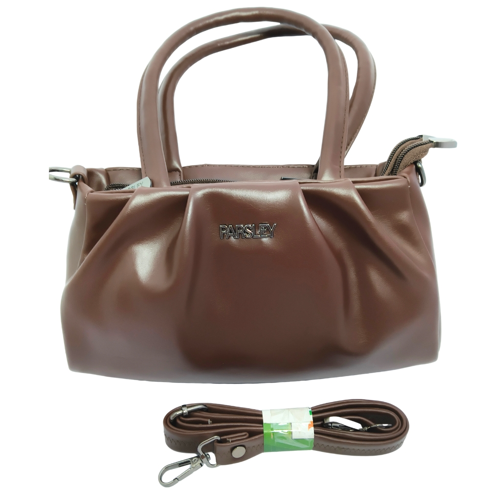 Stylish Pink Handbag for Women with Detachable Shoulder Strap